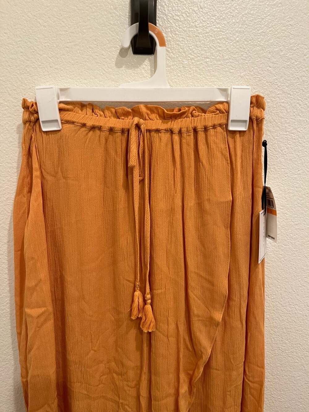 1. STATE Desert Oasis Orange Canyon High-Low Wrap Maxi Skirt - Picture 4 of 8